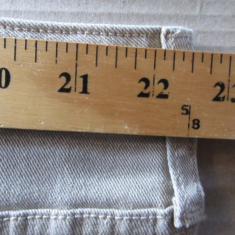 TERRA & SKY High Rise Straight Leg Jeans Sz 22W Quinn Khaki Beige Tan Denim NWT - Picture 10 of 13